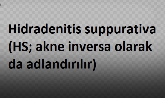 Hidradenitis suppurativa Yardım