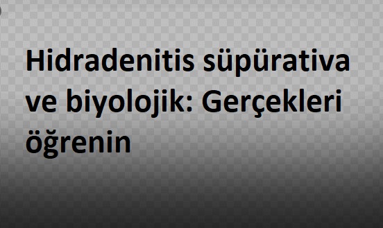 Hidradenitis Yeni Tedavisi